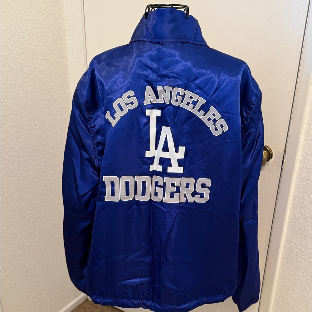 Royal Blue Dodgers Varsity Jacket